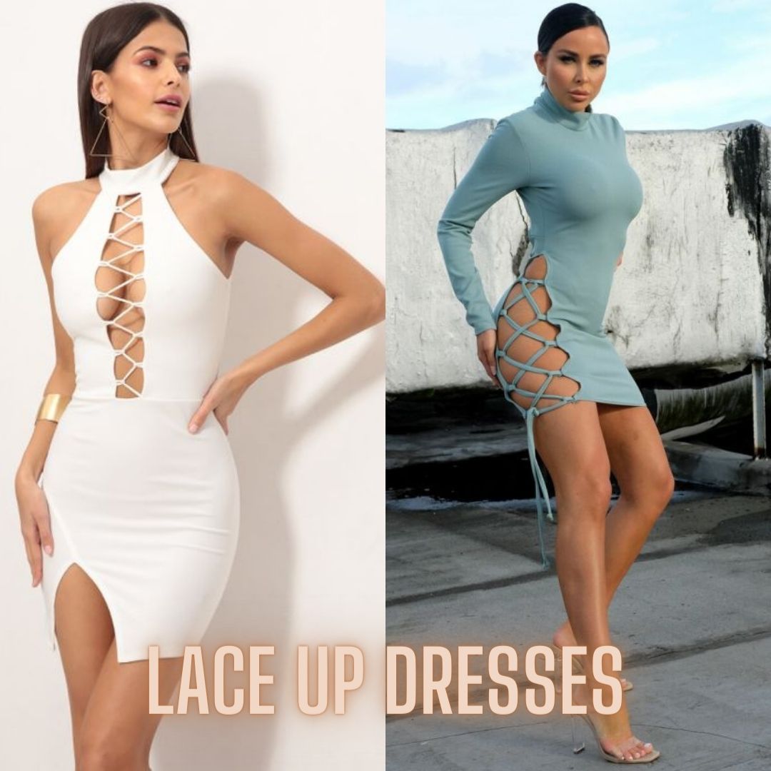 Lace Up Dresses