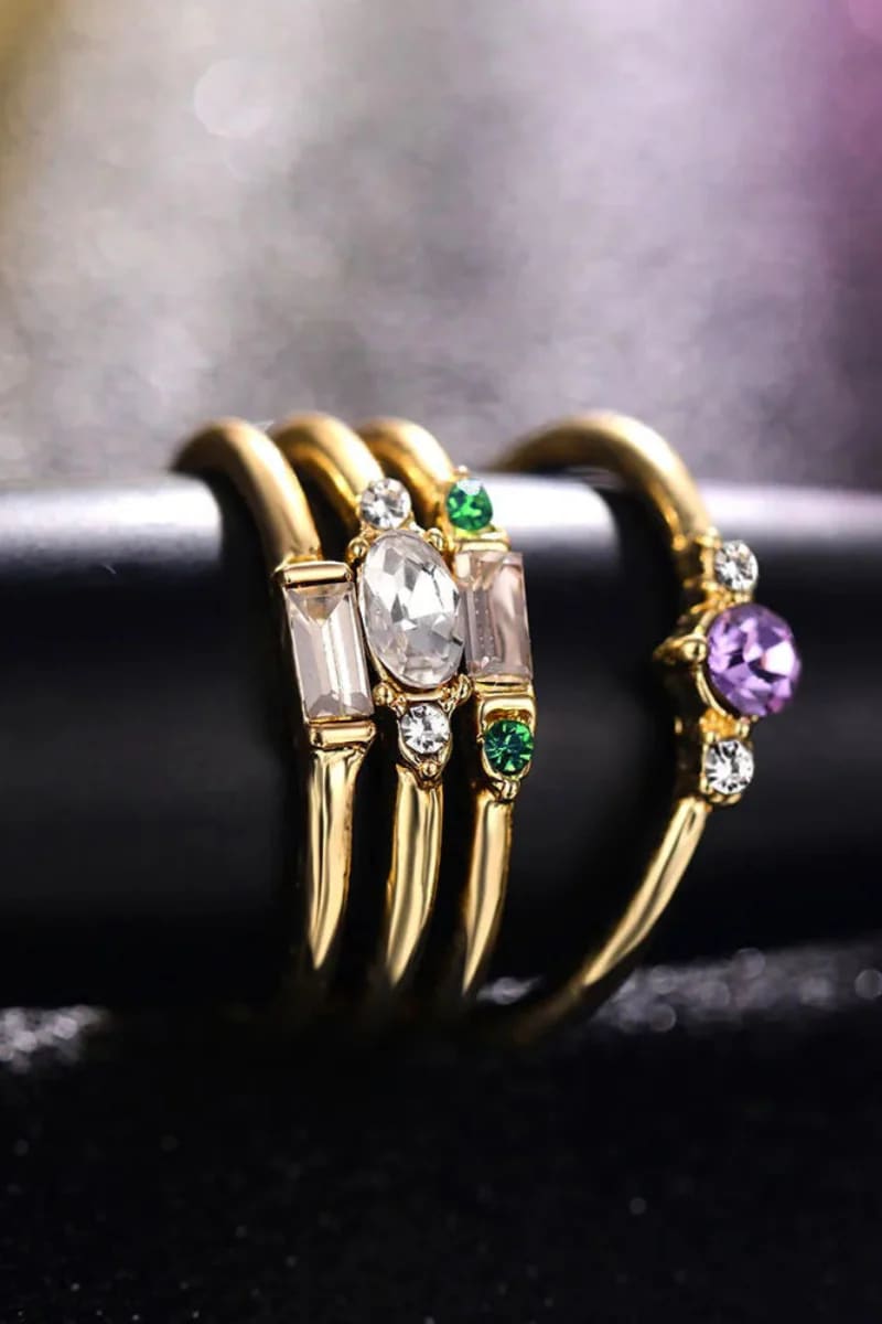 irhaz 4 pieces of love ring-gold Ring