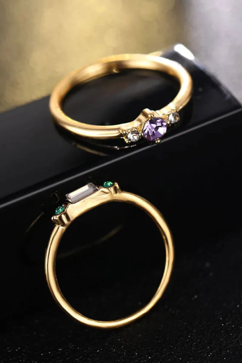 irhaz 4 pieces of love ring-gold Ring