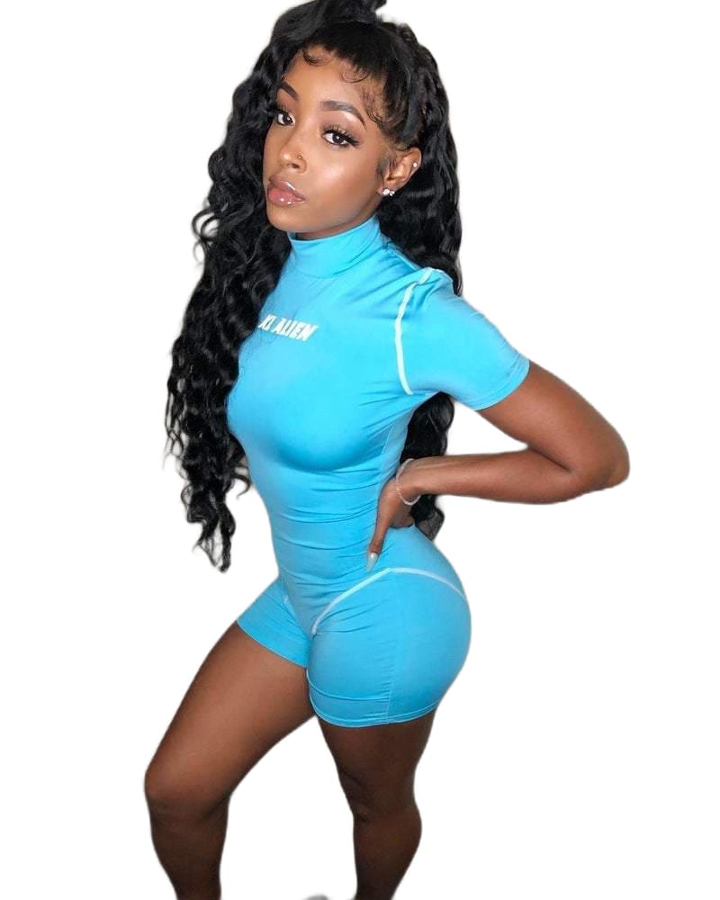 Kl Alien Reflective Blue Romper Romper