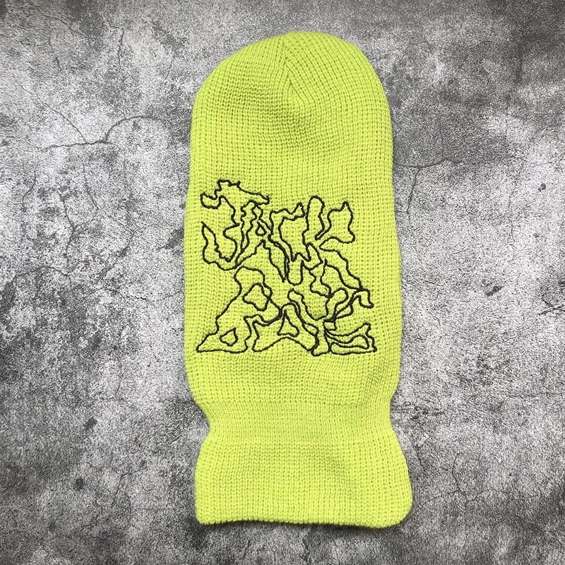 Neon Yellow Cactus Jack Ski Mask Balaclava