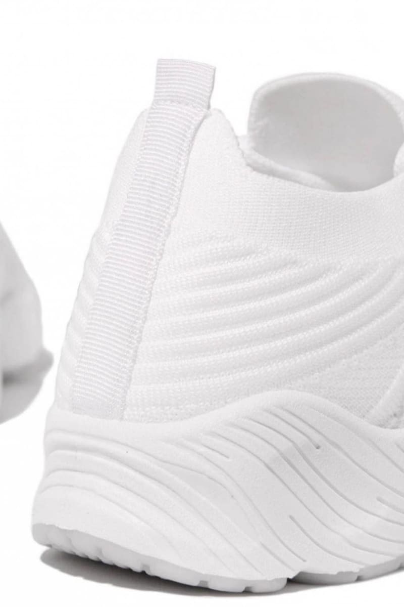 White Casual Mesh Breathable Vulcanize Shoes