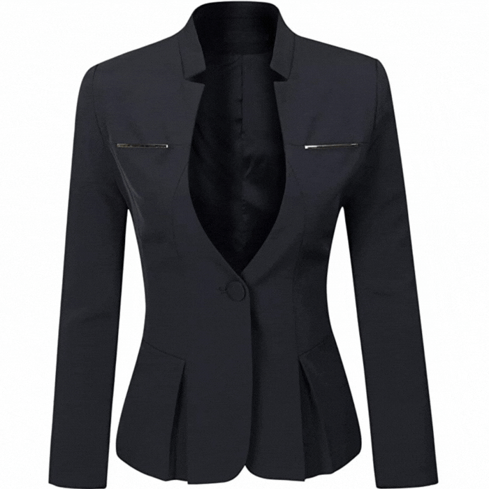 Women's Black Business Blazer Pant Suit – IRHAZ