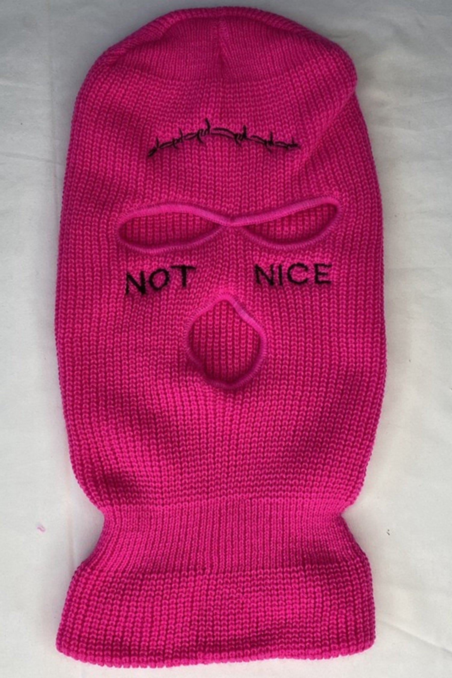 IRHAZ Rose Vlone Embroidery Ski Mask